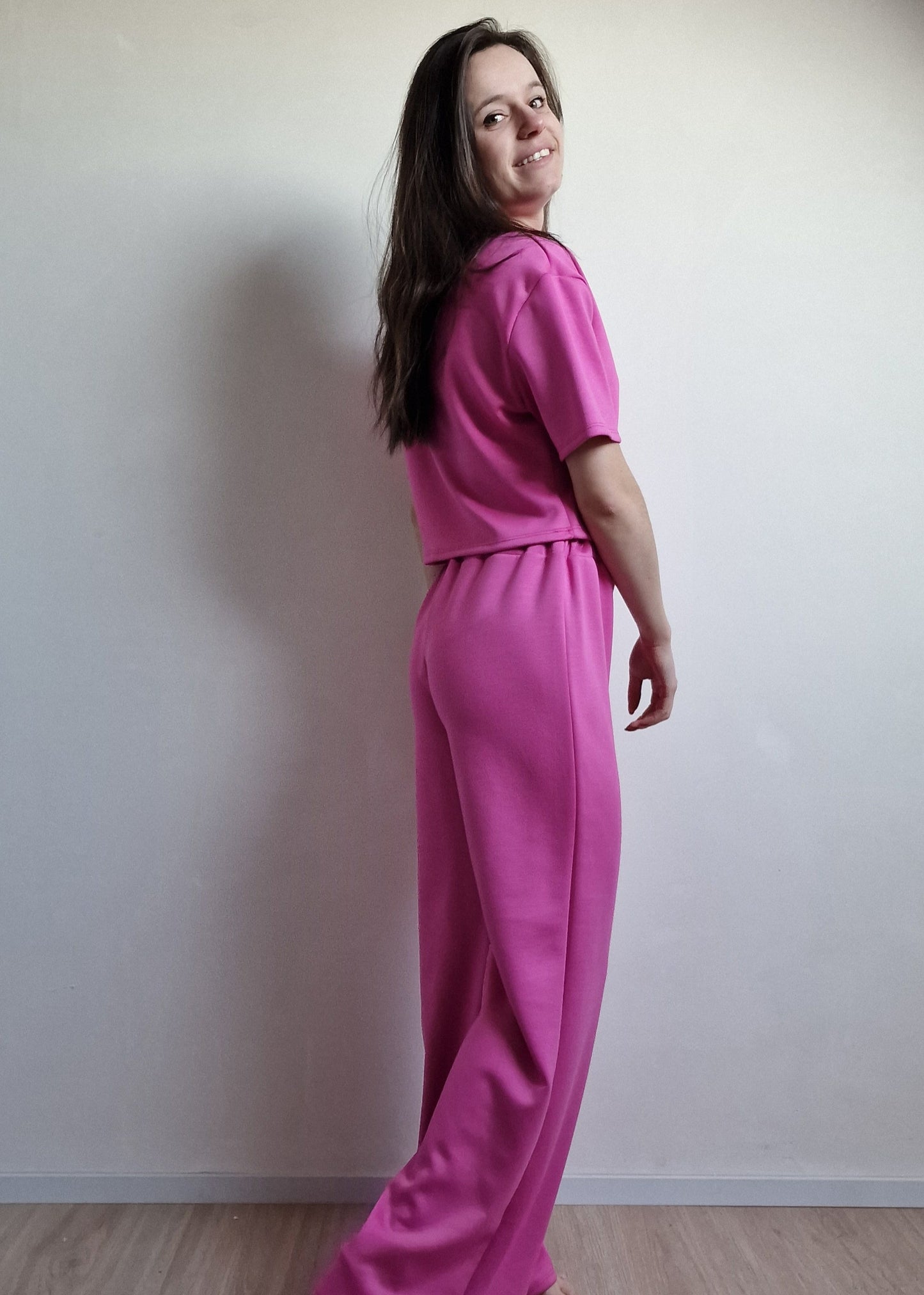 Casual set Fushia