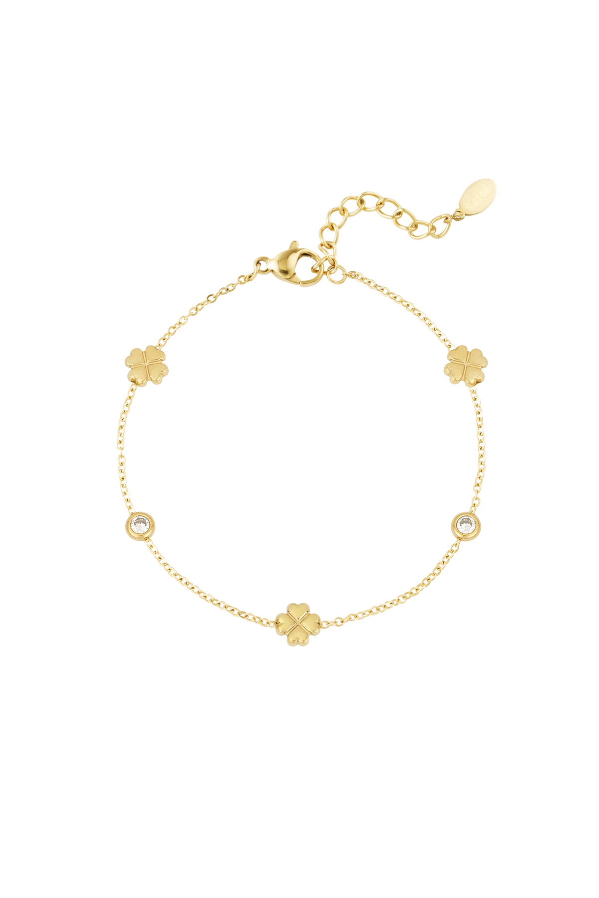 Gleaming luck bracelet - Gold color