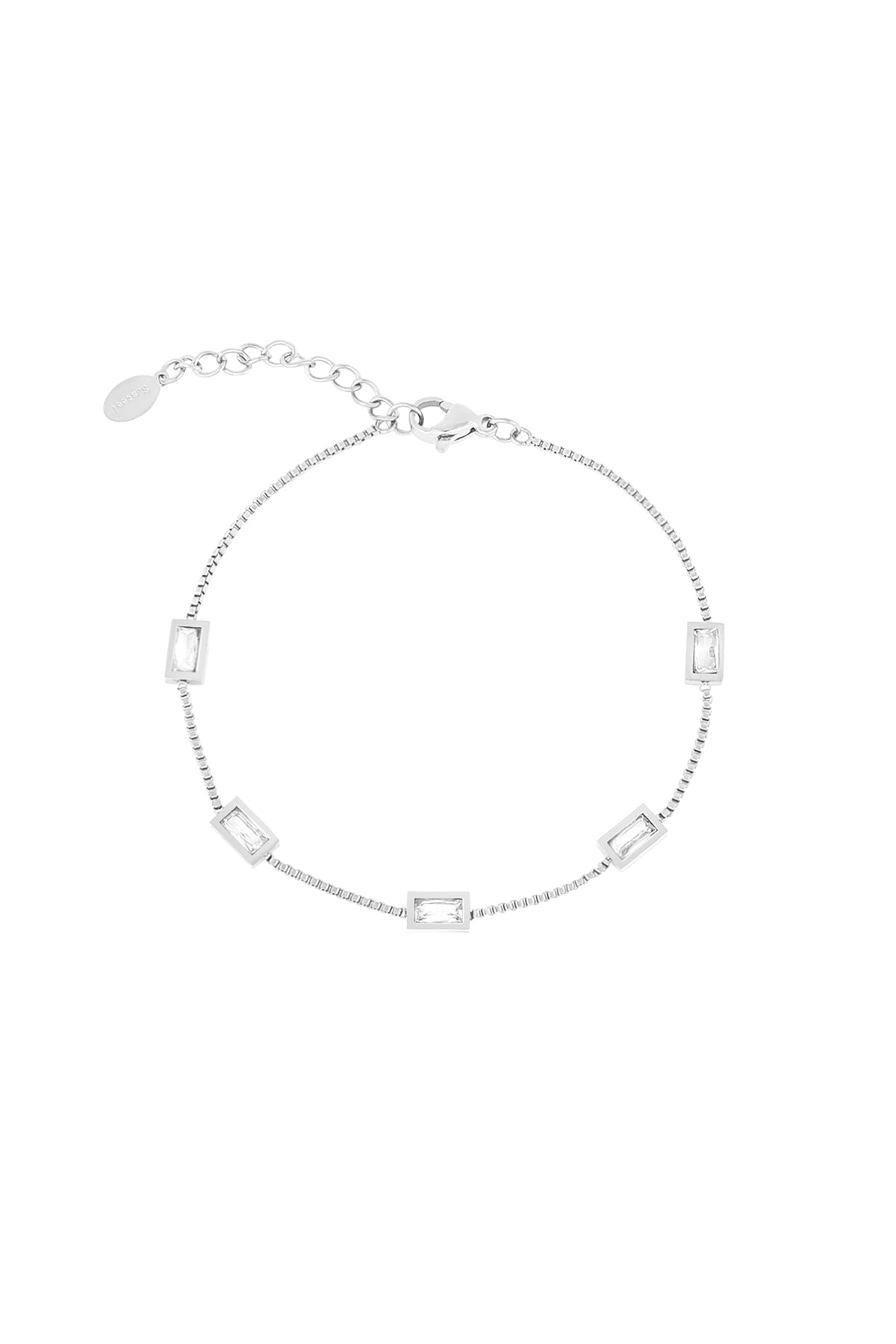 Diamond glow bracelet - Silver color