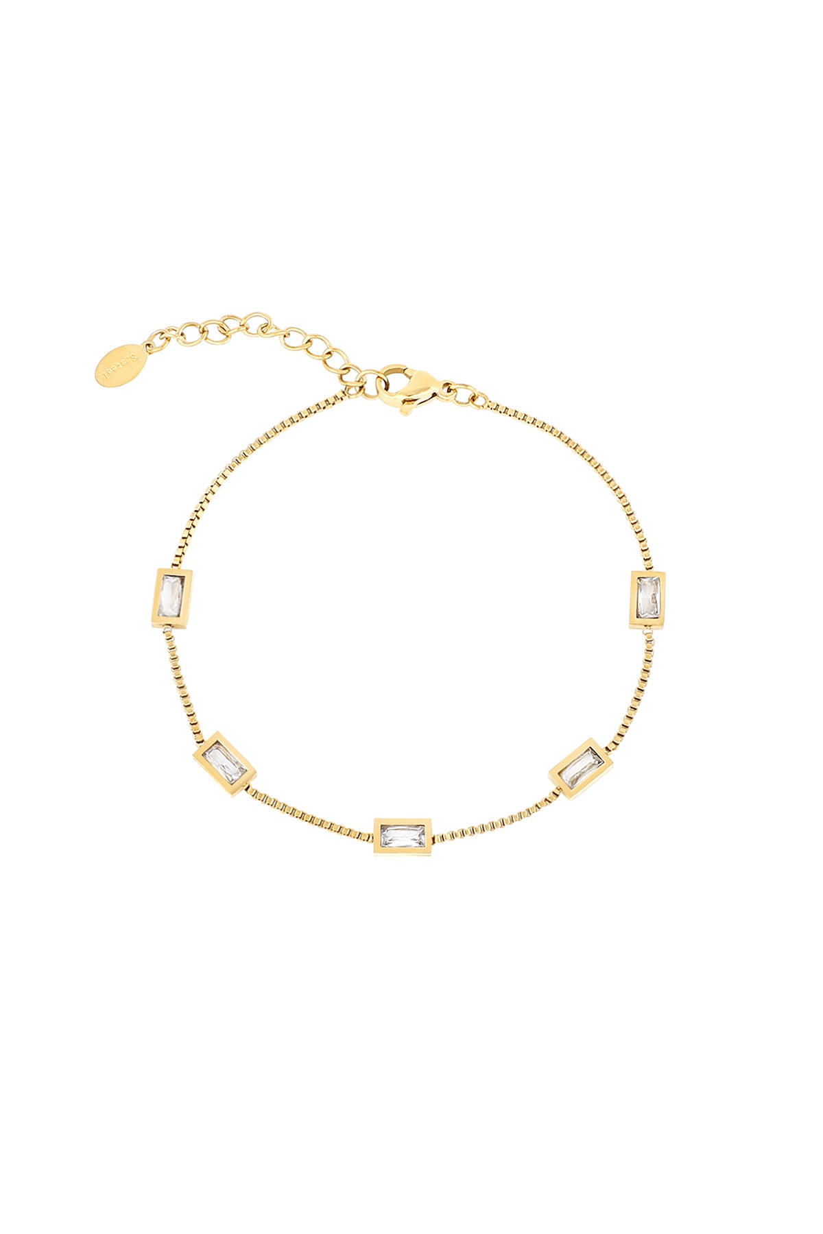 Diamond glow bracelet - Gold color