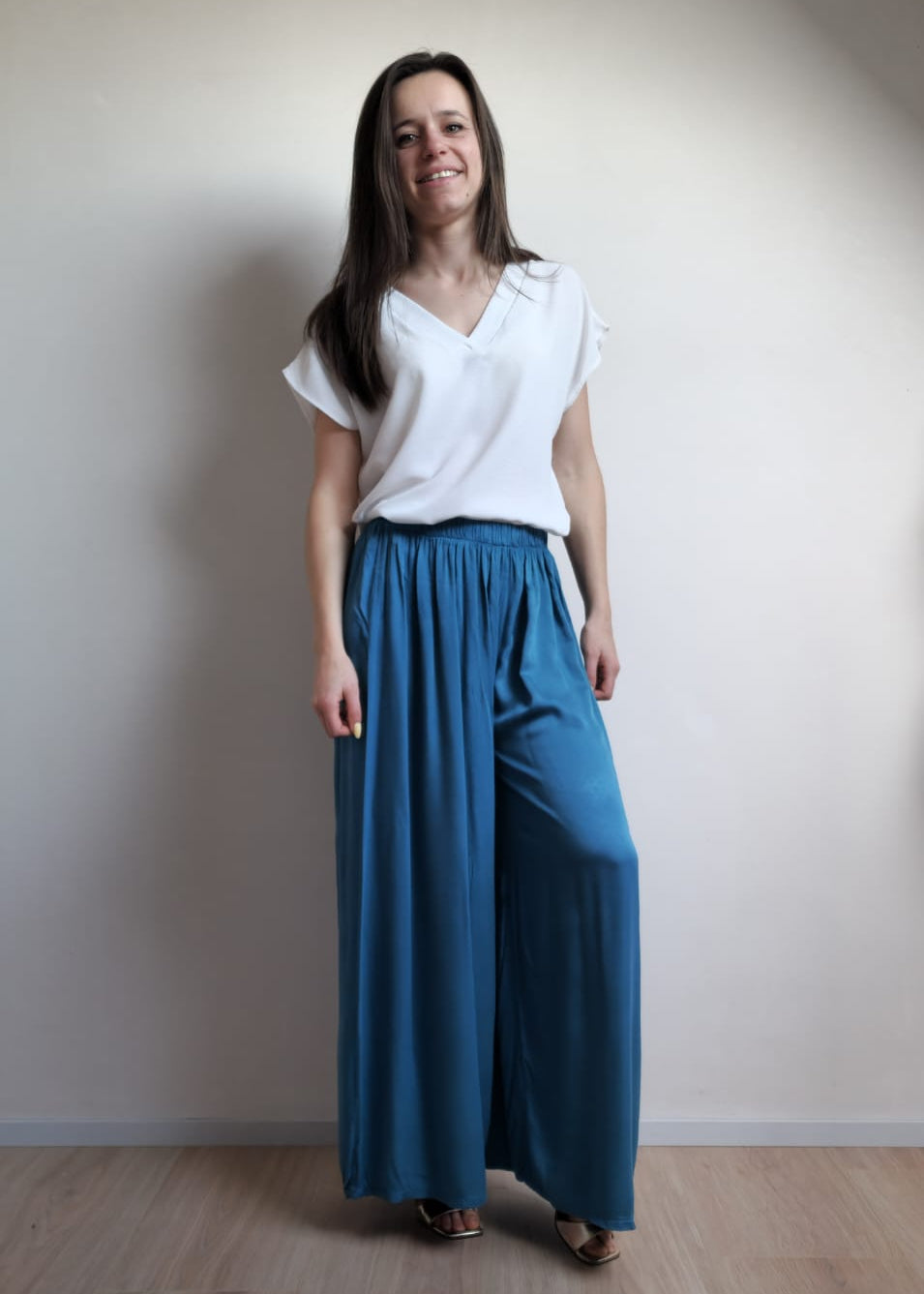 Broek elle - teal