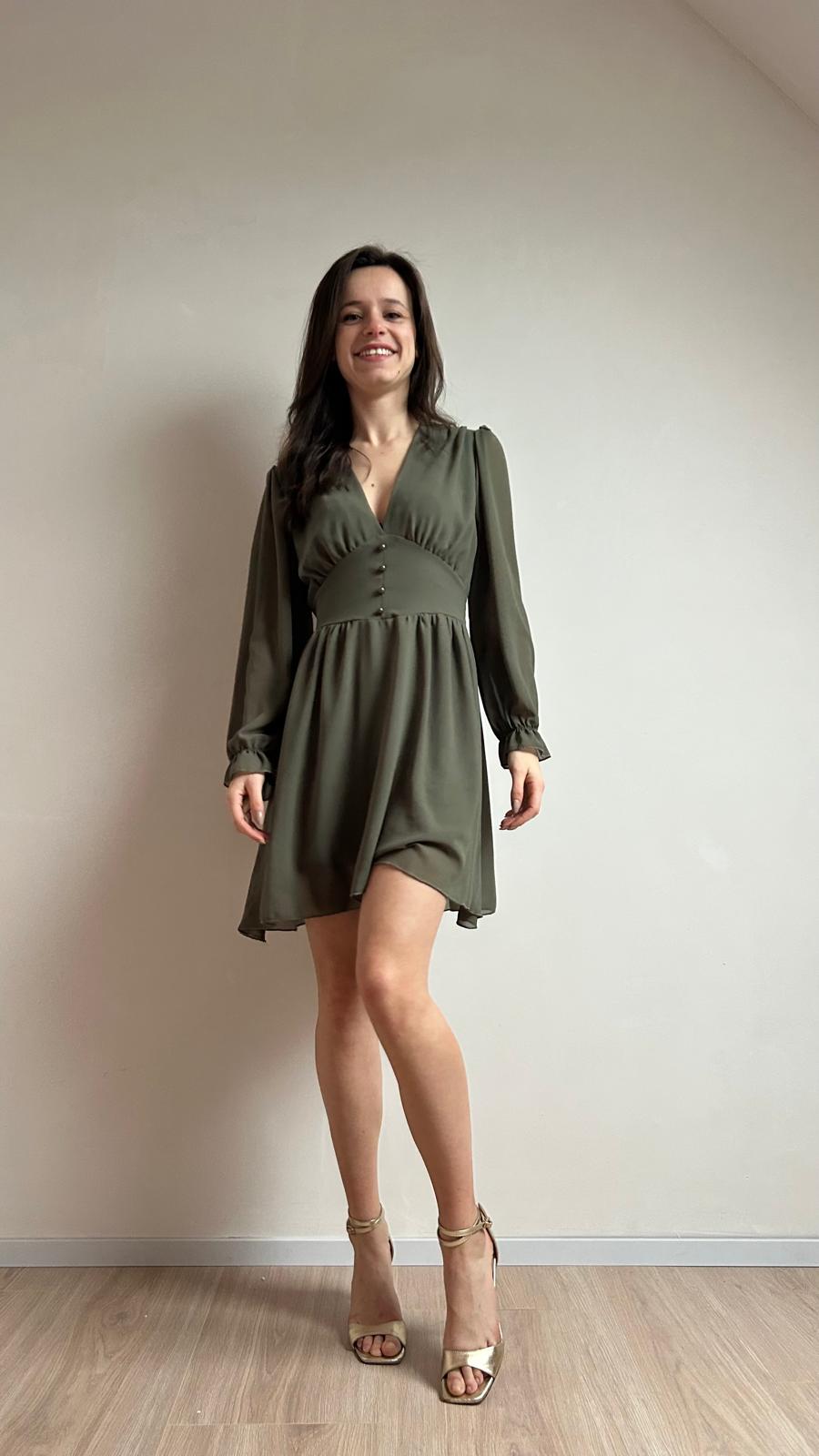 Plain dress- Green