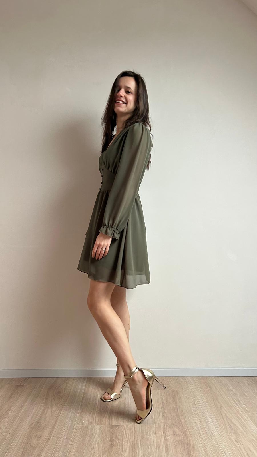 Plain dress- Green
