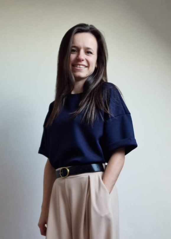 Oversized shirt - marine