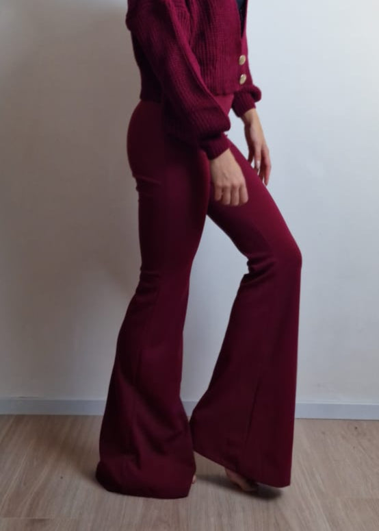 Flare - burgundy