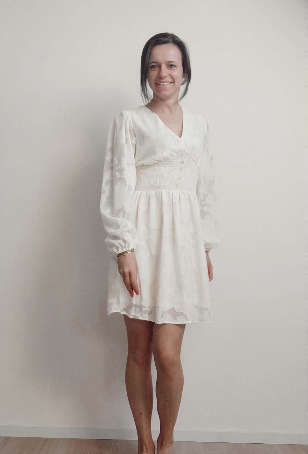 Cream dress