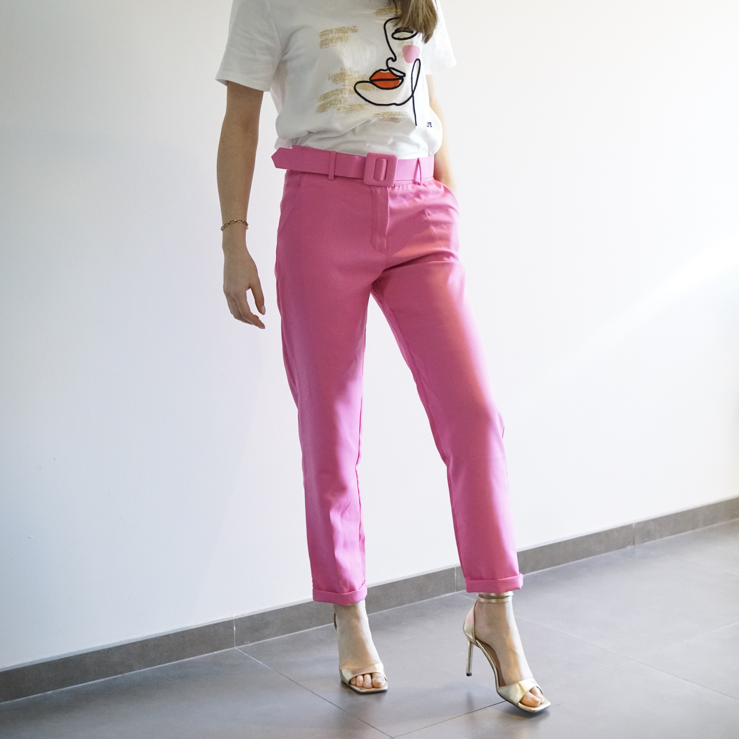 Broek marthe, roze