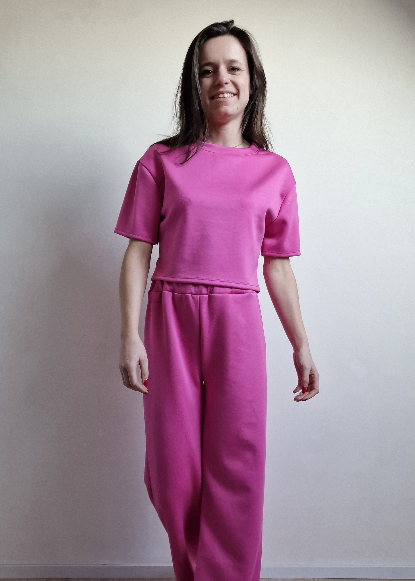 Casual set Fushia