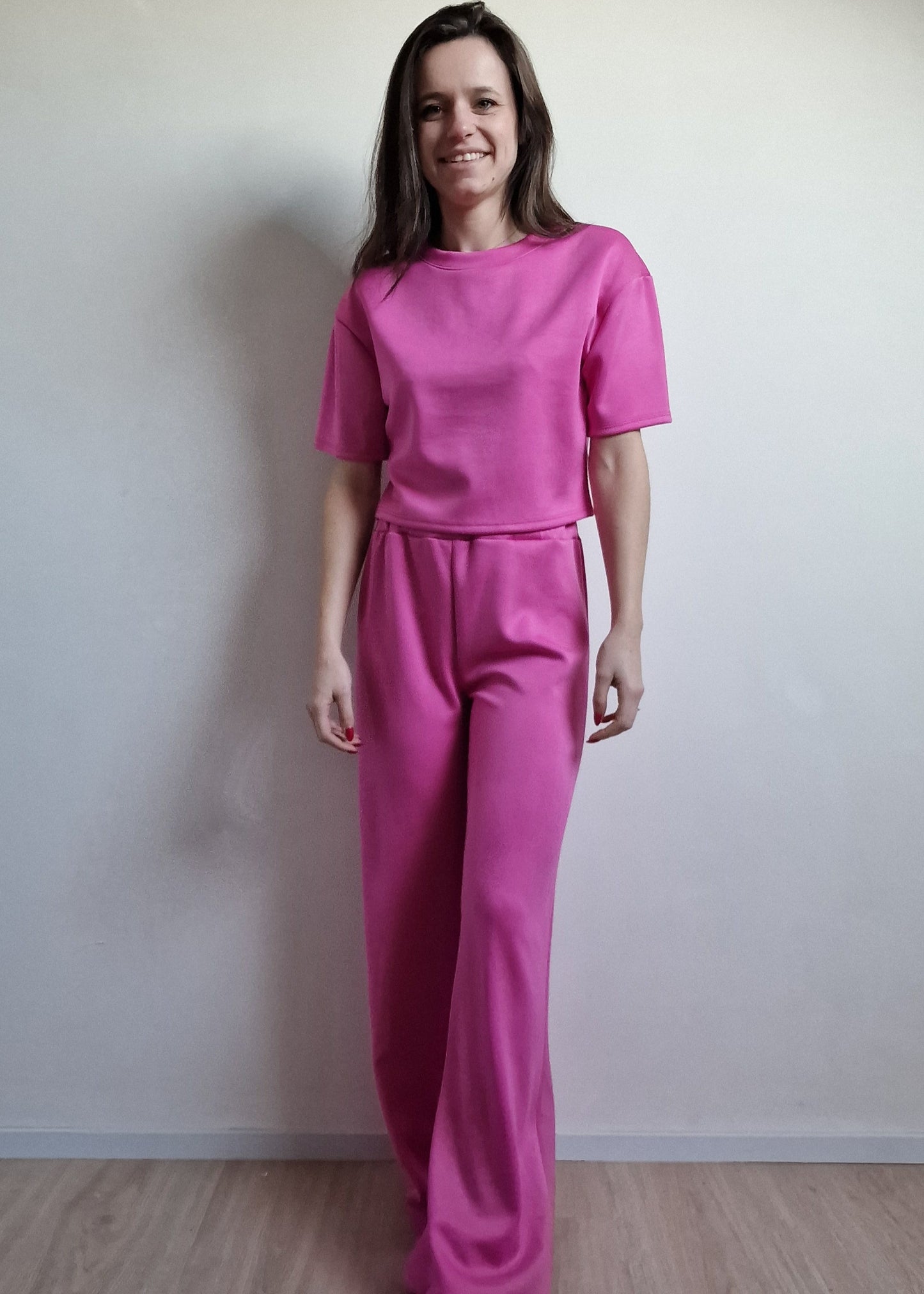 Casual set Fushia