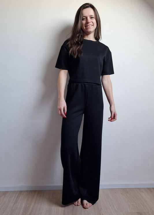 Casual set Zwart