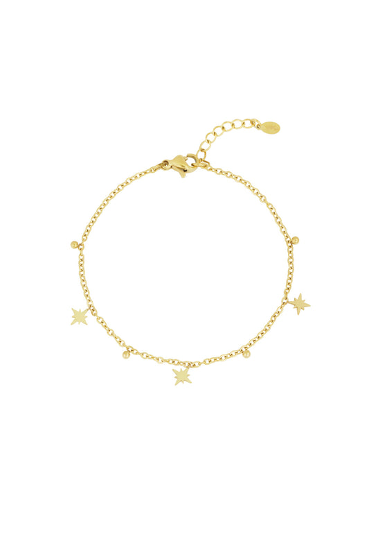 shining stars bracelet - Gold color