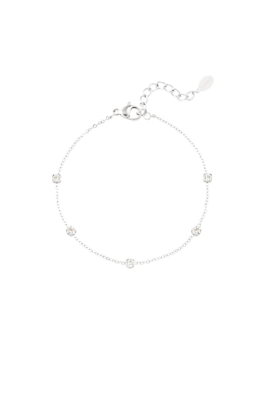 Diamond whisper bracelet - Silver color