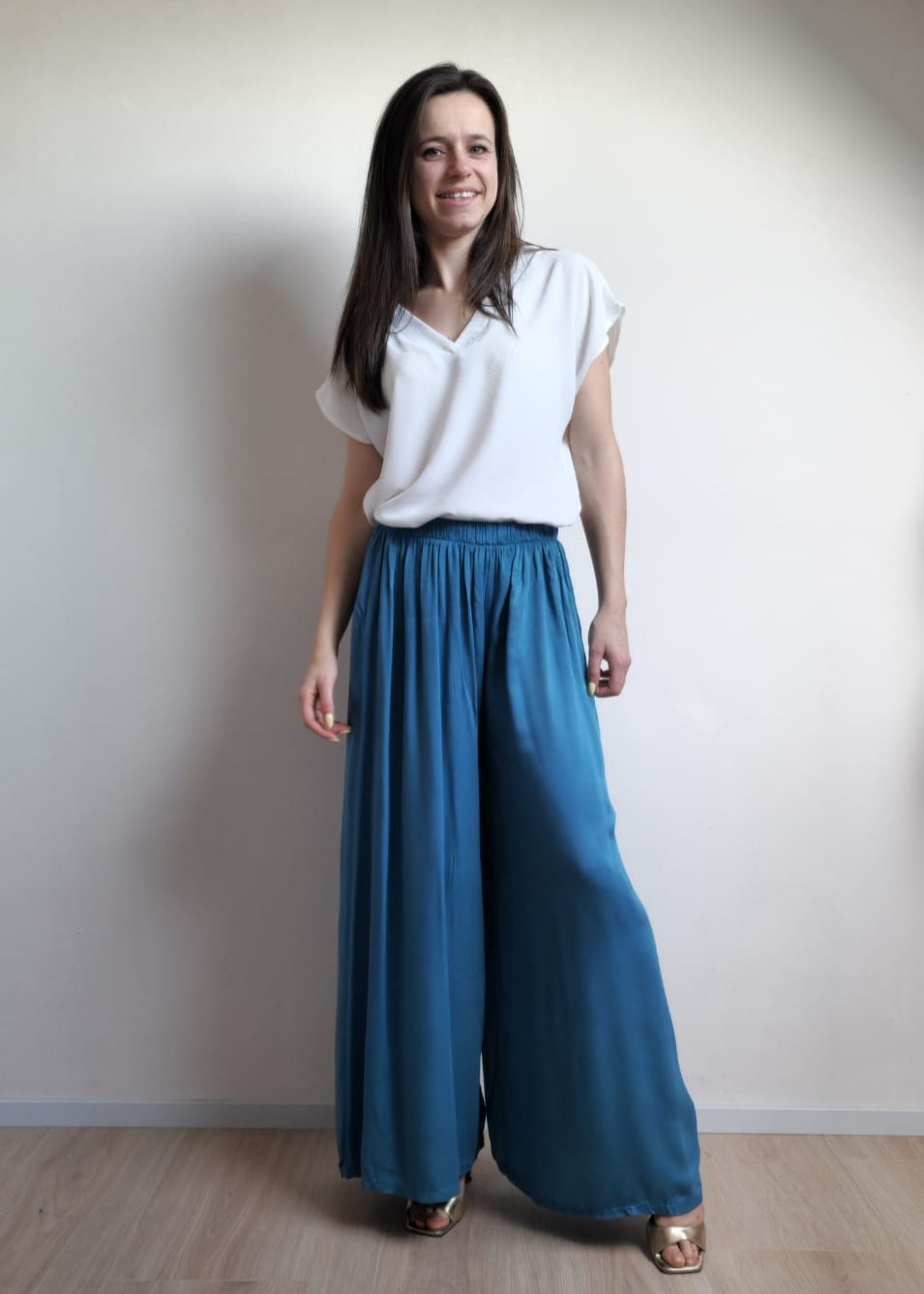 Broek elle - teal