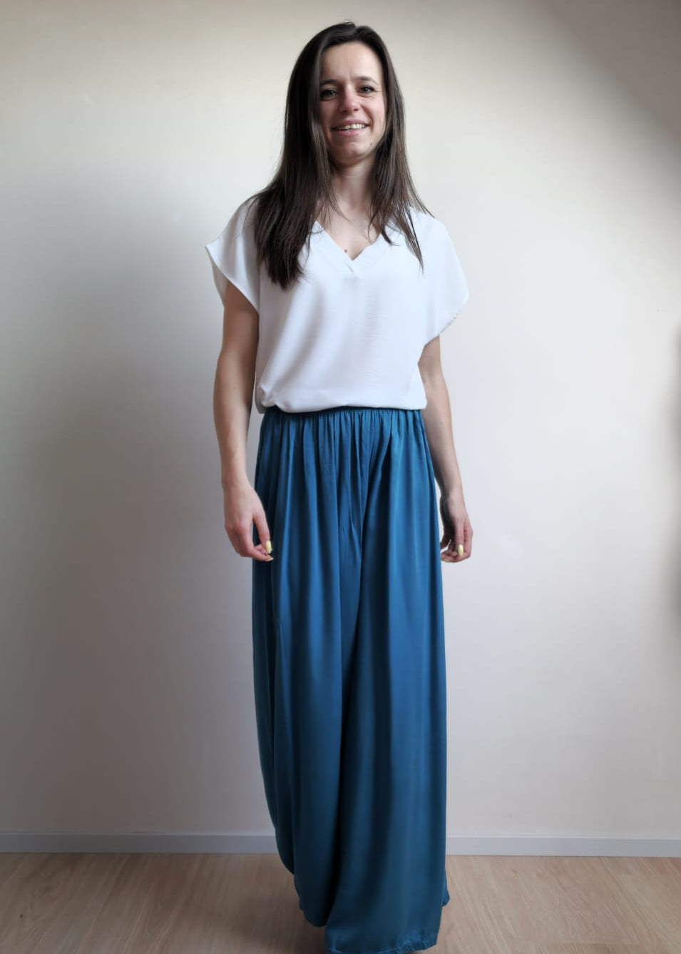 Broek elle - teal