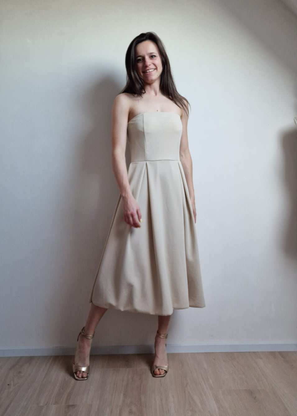 Strapless dress