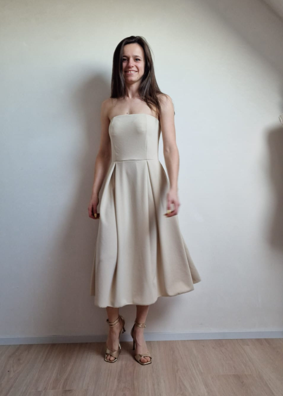 Strapless dress