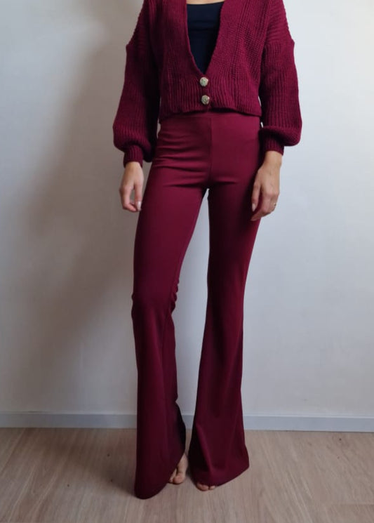 Flare - burgundy
