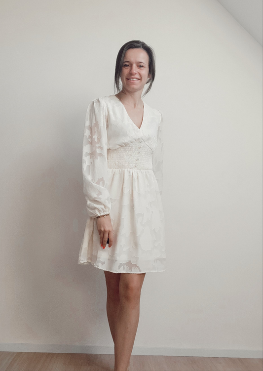 Cream dress
